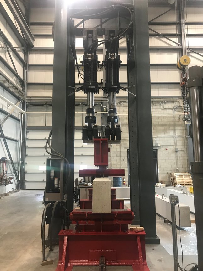 Loading frame in the CFI laboratory